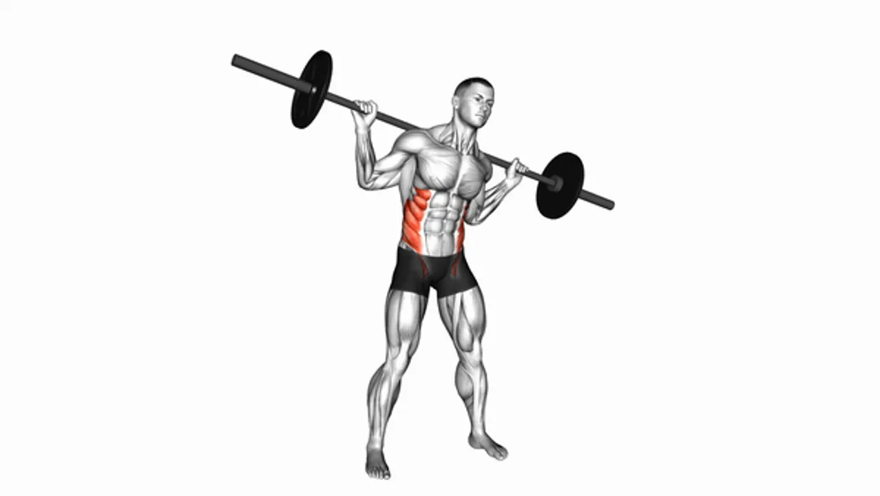 Barbell Side Bend