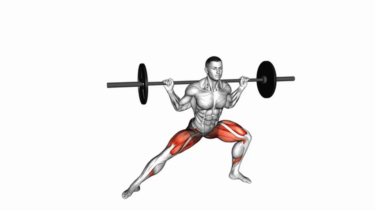 What are the benefits of barbell side split squats? Image