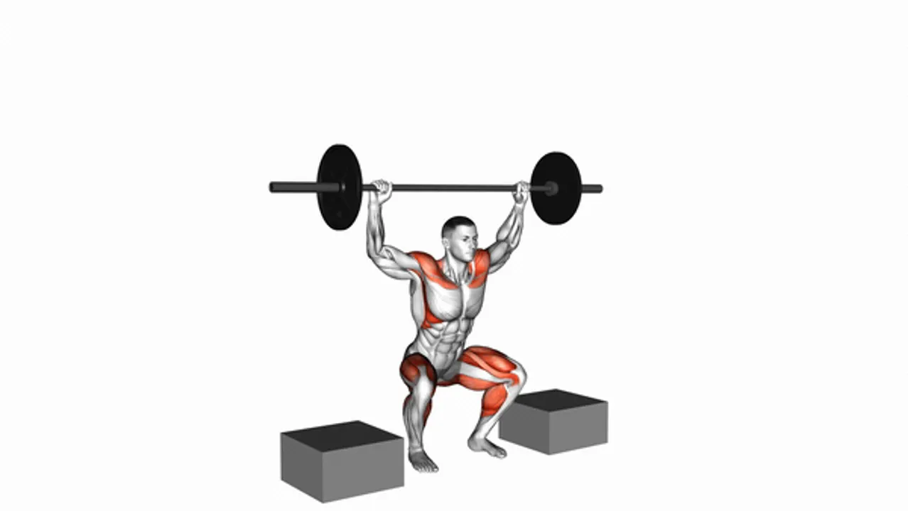 Barbell Snatch from Blocks