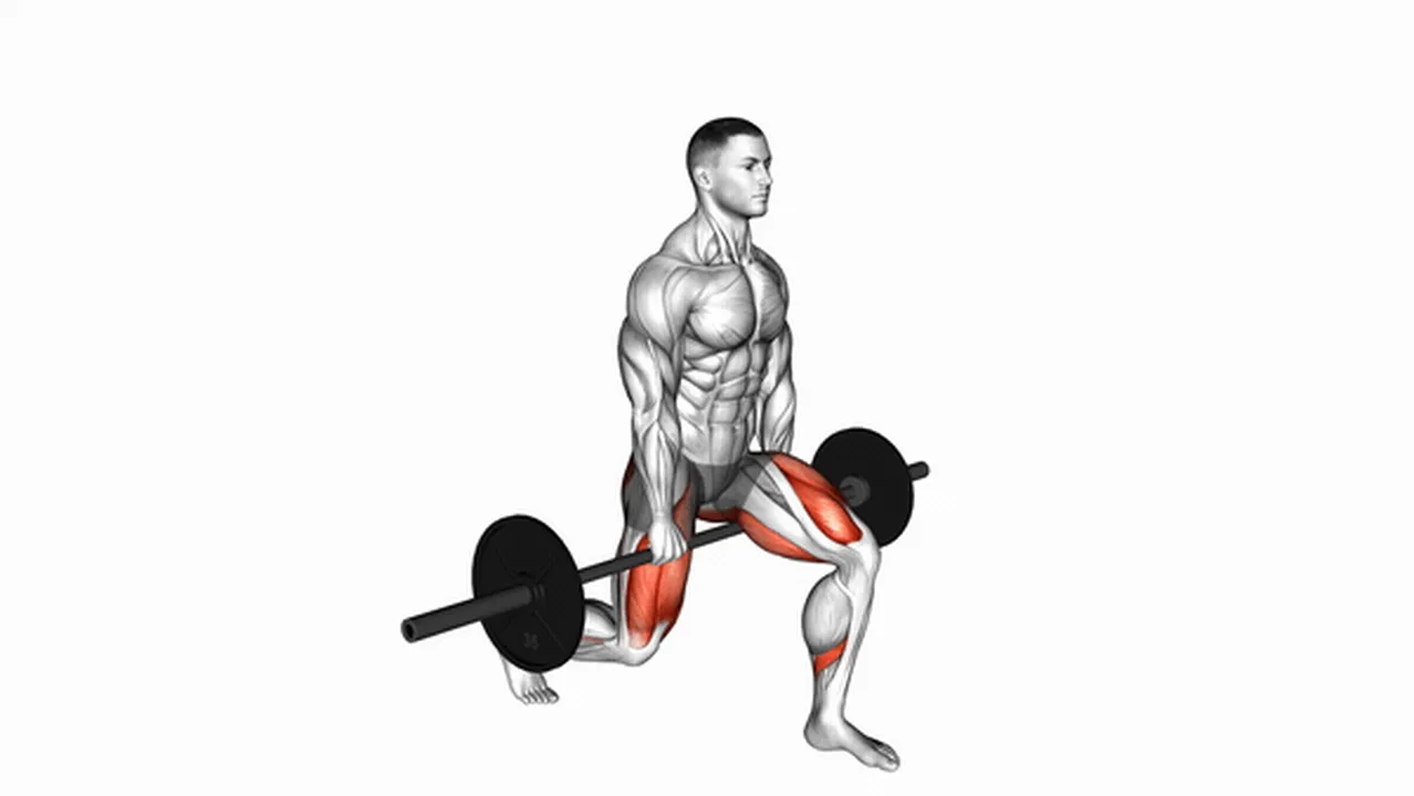 How to do barbell split squats? Image