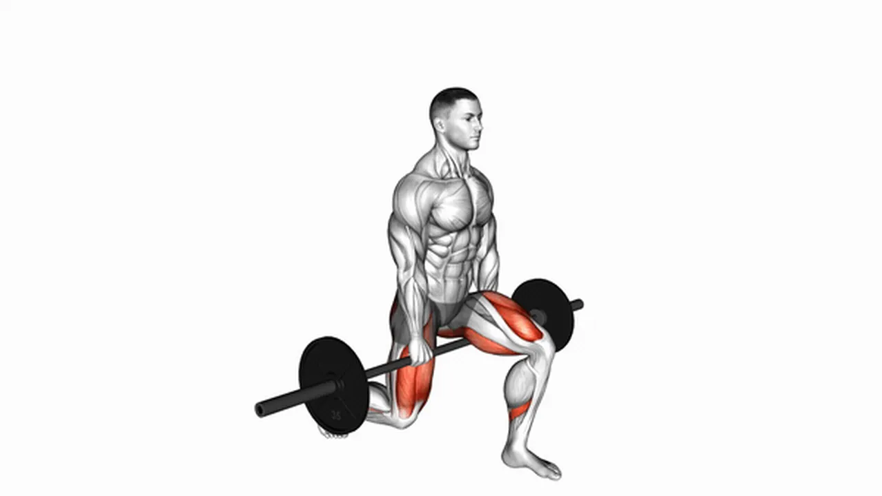 Common barbell split squat variations Image