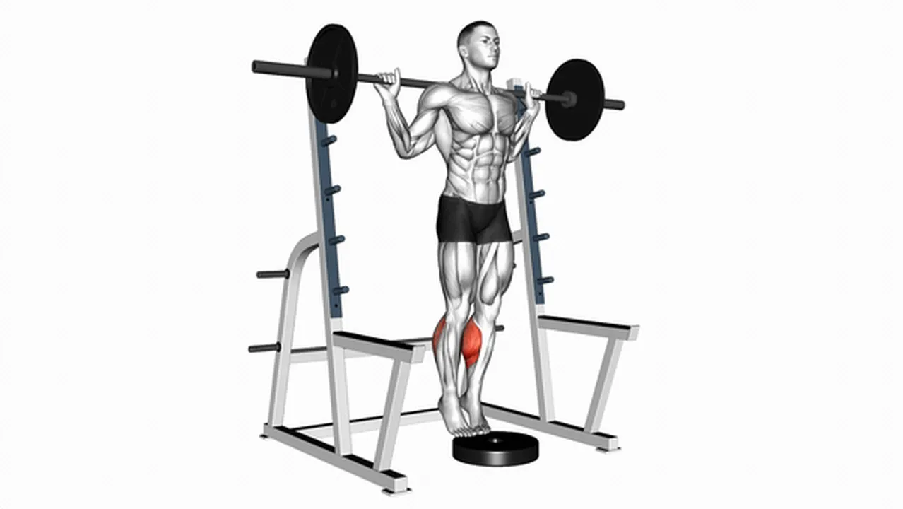 Common Barbell Standing Calf Raise variations Image