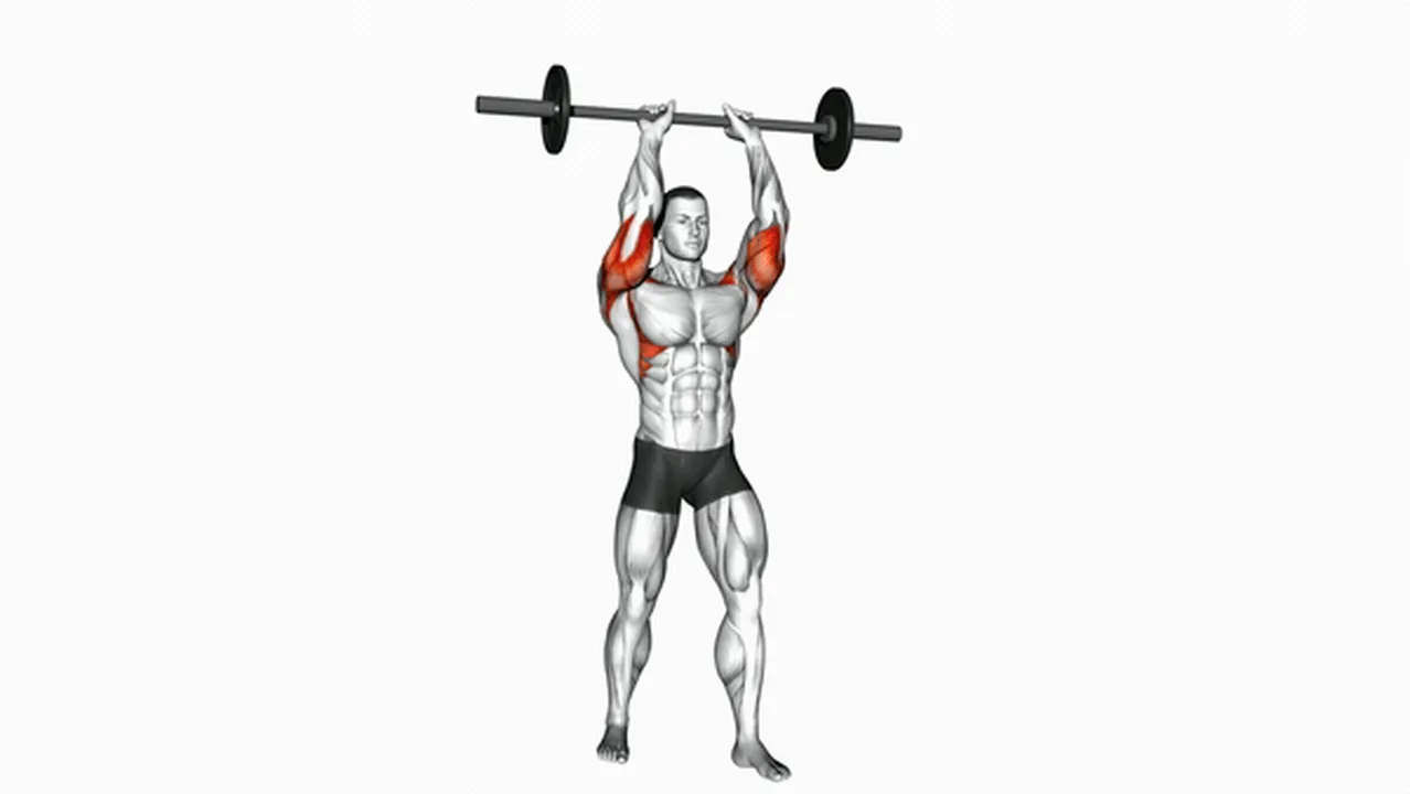 Alternatives to the Barbell Standing Close Grip Military Press Image