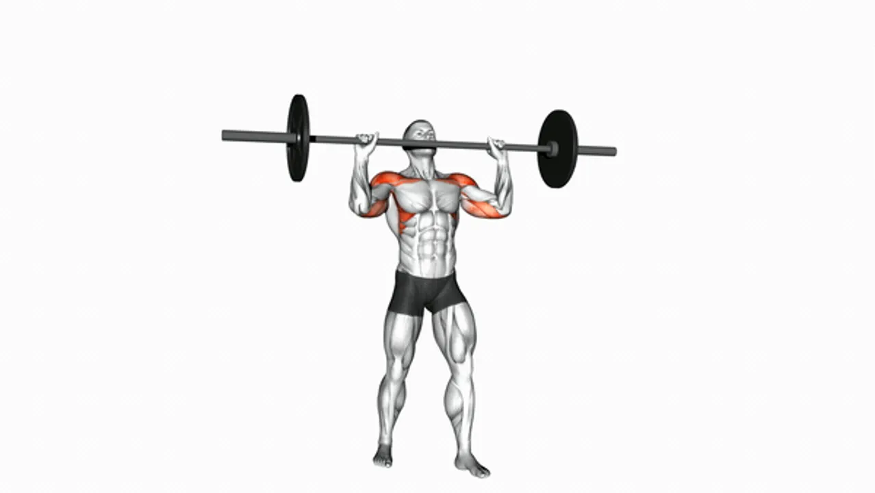 Barbell Standing Military Press