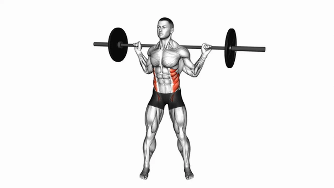 How to do Barbell Standing Twists? Image