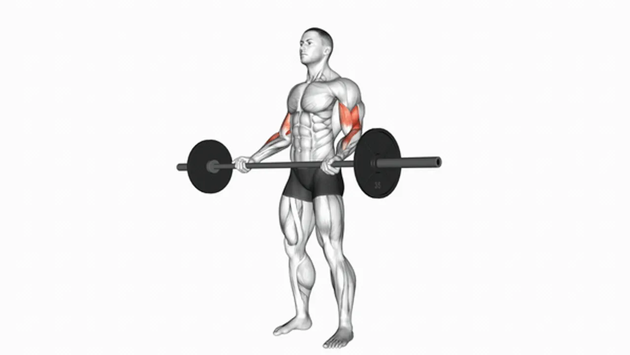 Common mistakes during Barbell Standing Wide Grip Curls Image