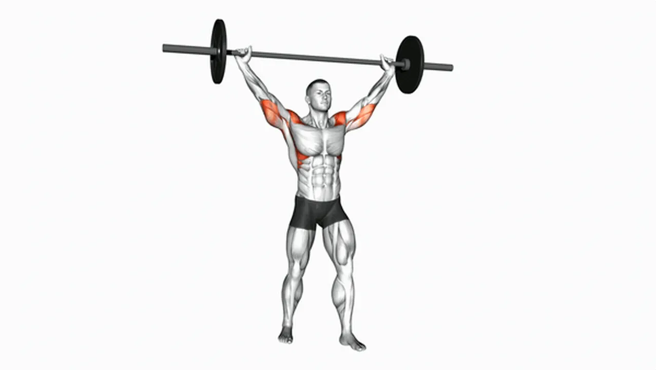 Alternatives to Barbell Standing Wide Military Press Image