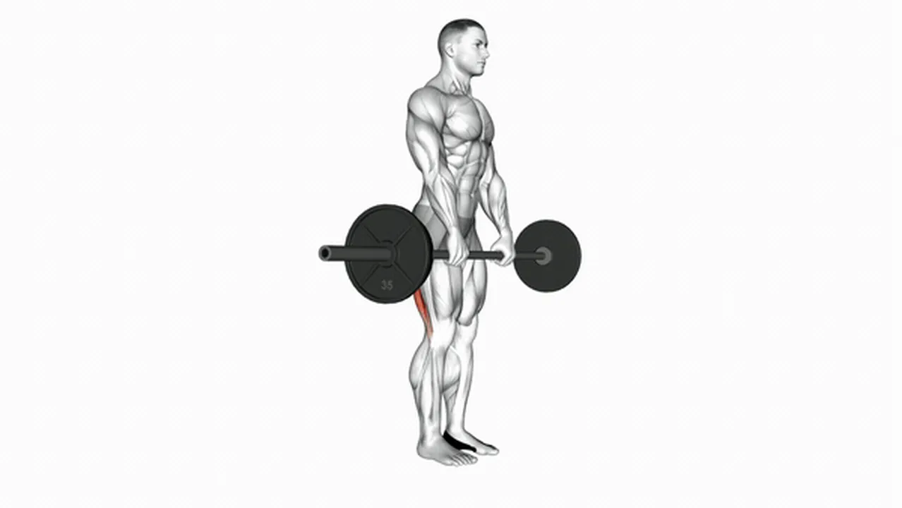 How to do barbell straight leg deadlifts? Image