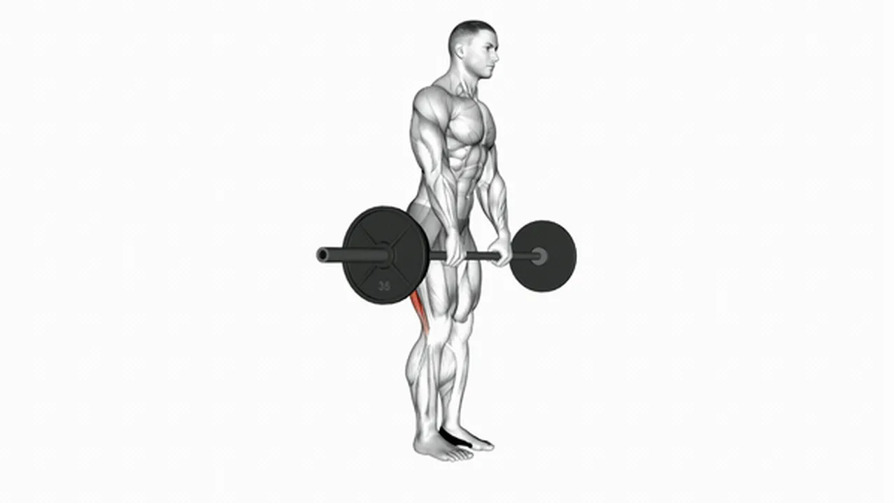 Common barbell straight leg deadlift variations Image