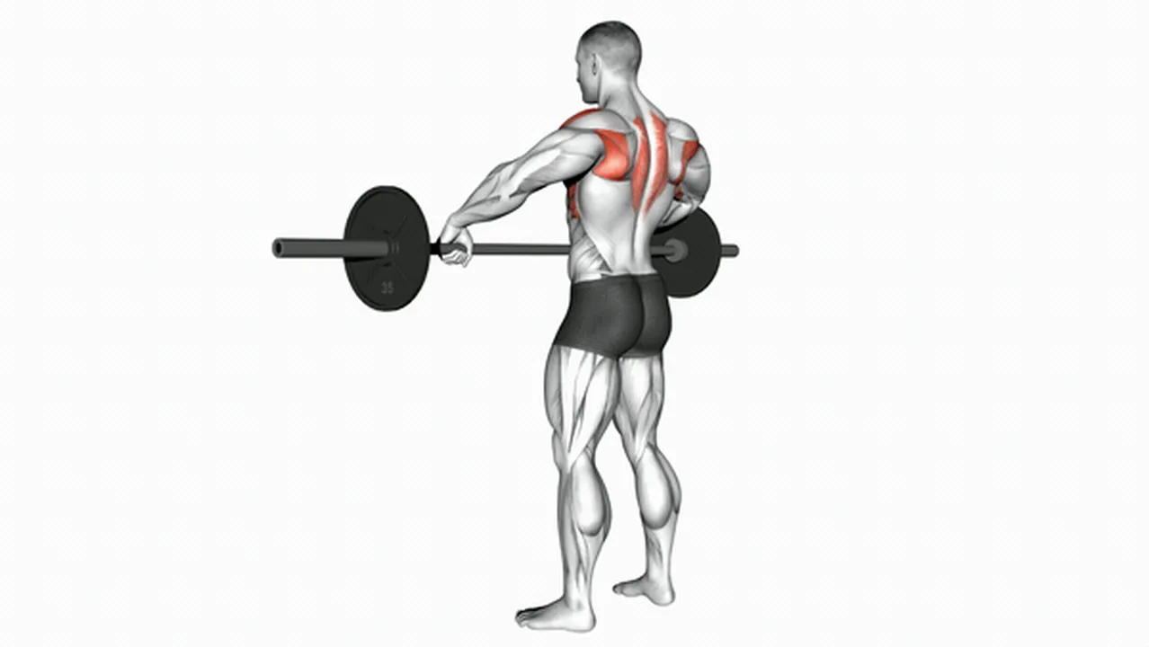 What are the benefits of Barbell Wide Grip Upright Rows? Image