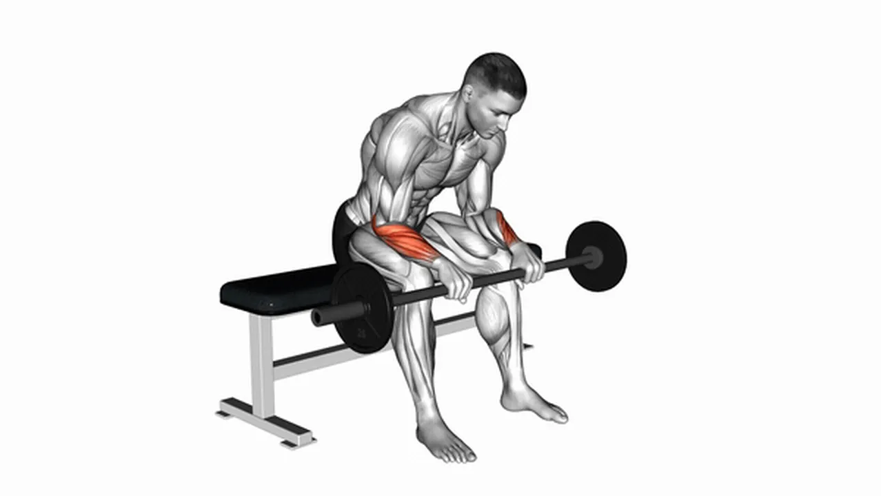 Common barbell wrist reverse curl variations Image