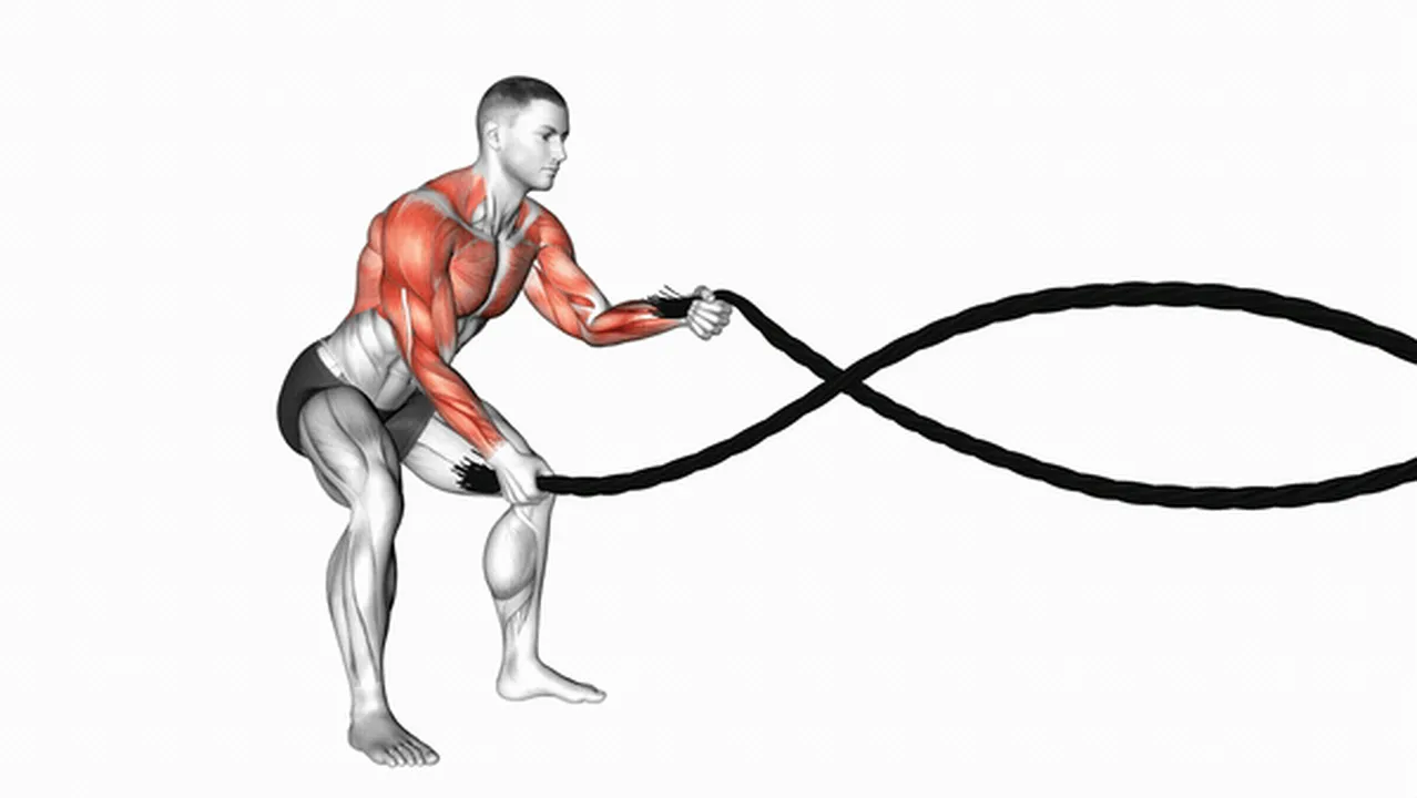 Common battling ropes variations Image