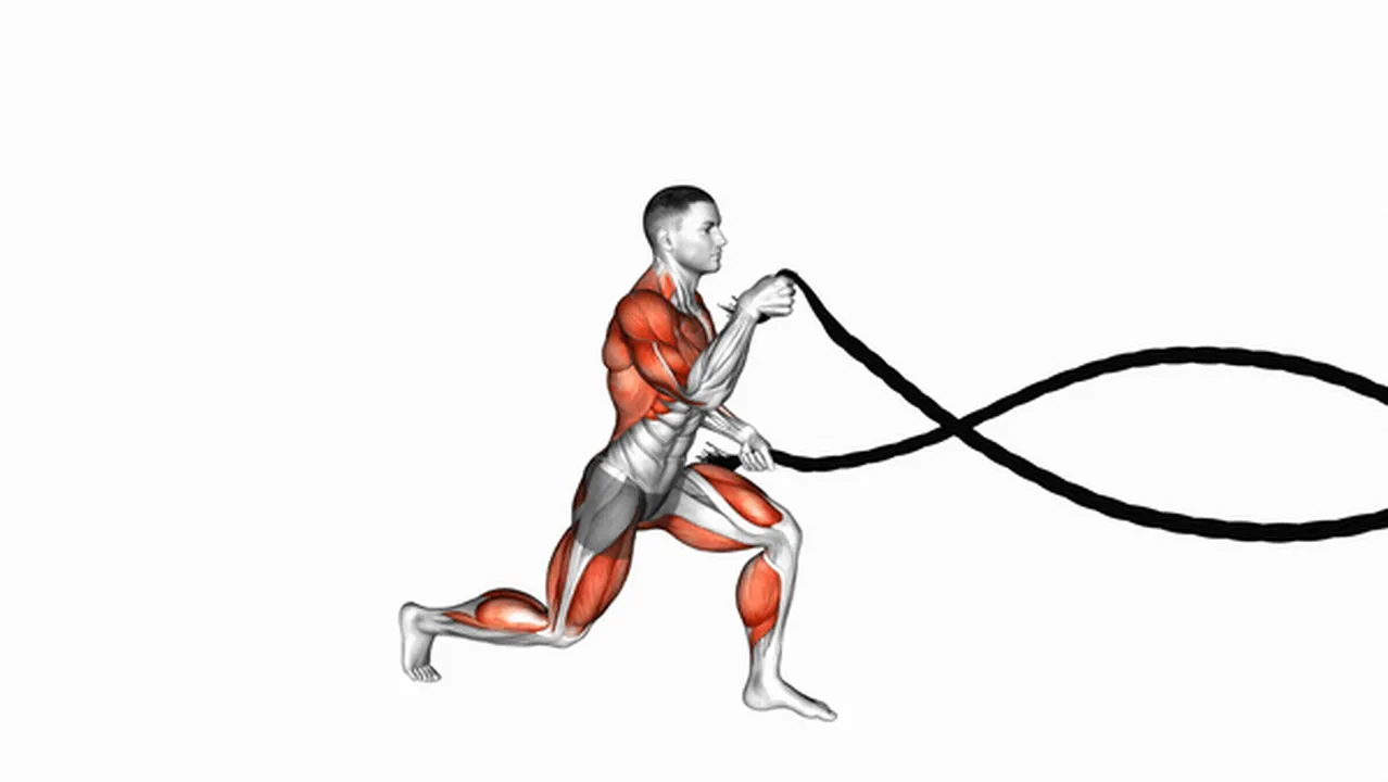 How to do Battling Ropes Split Jumps? Image