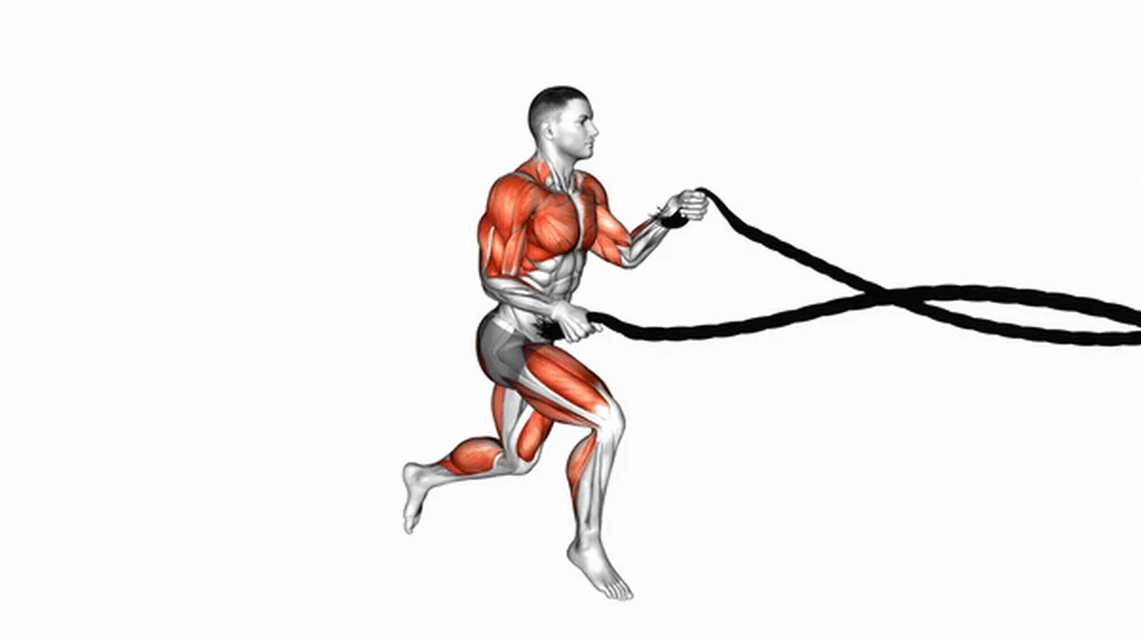 Common mistakes during Battling Ropes Split Jumps Image