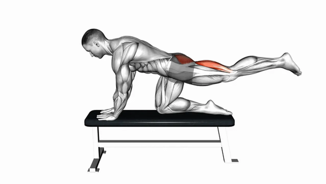 How to do bench hip extensions? Image