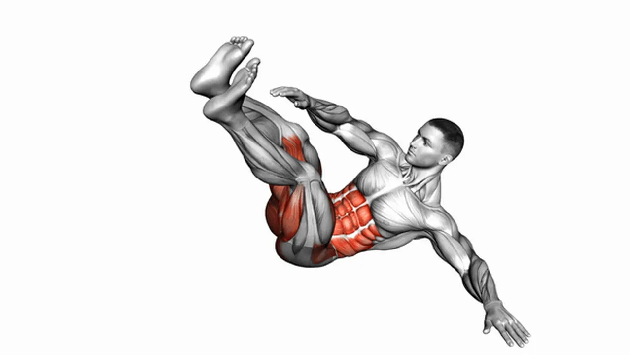 Common Bodyweight Lying Oblique V-Up variations Image