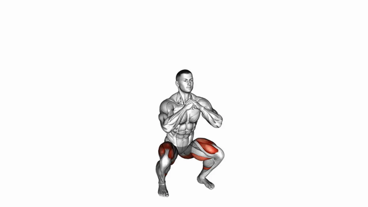 How to do the Bodyweight Paused Goblet Squat? Image