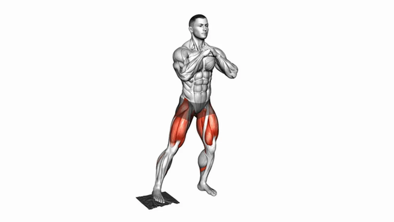 What are the benefits of bodyweight side squats with towel? Image