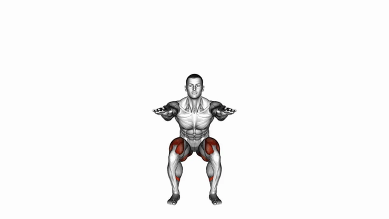 Common bodyweight squat variations Image