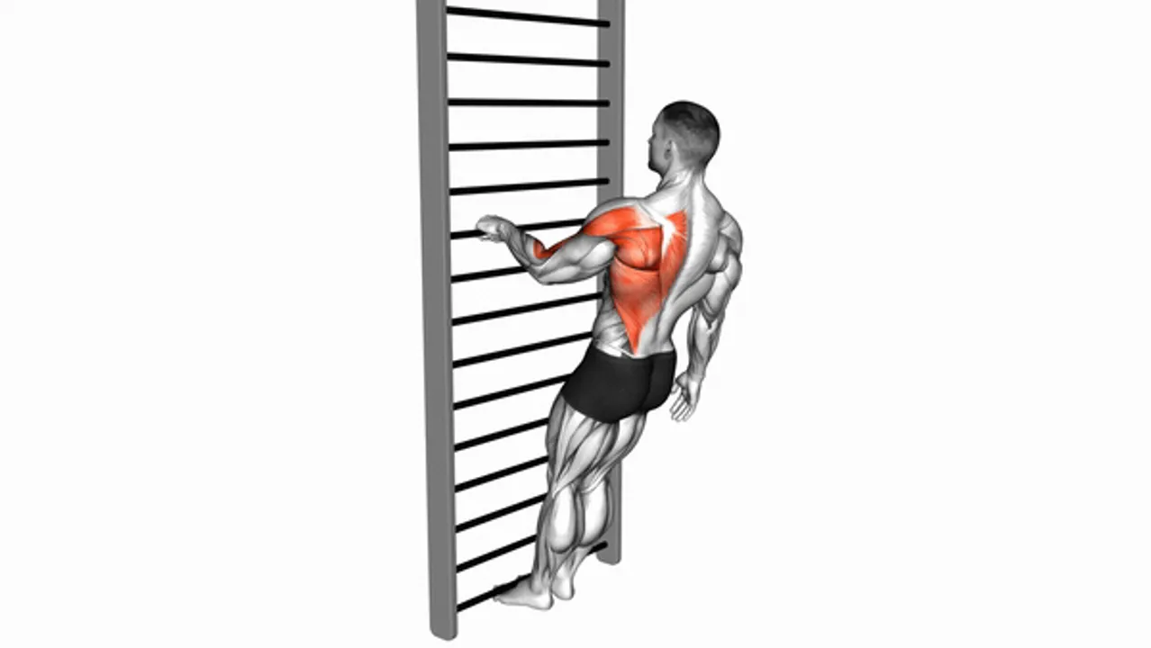 Bodyweight Standing Close-Grip One-Arm Row