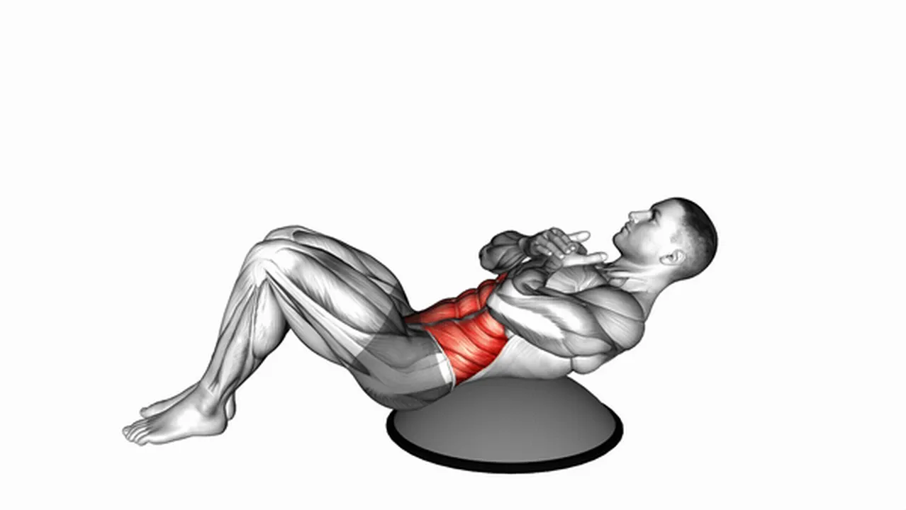 How to do Bosu Ball Crunches? Image