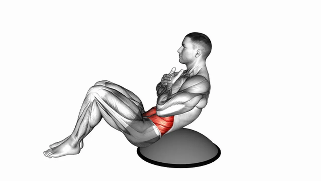 Common mistakes during Bosu Ball Crunches Image