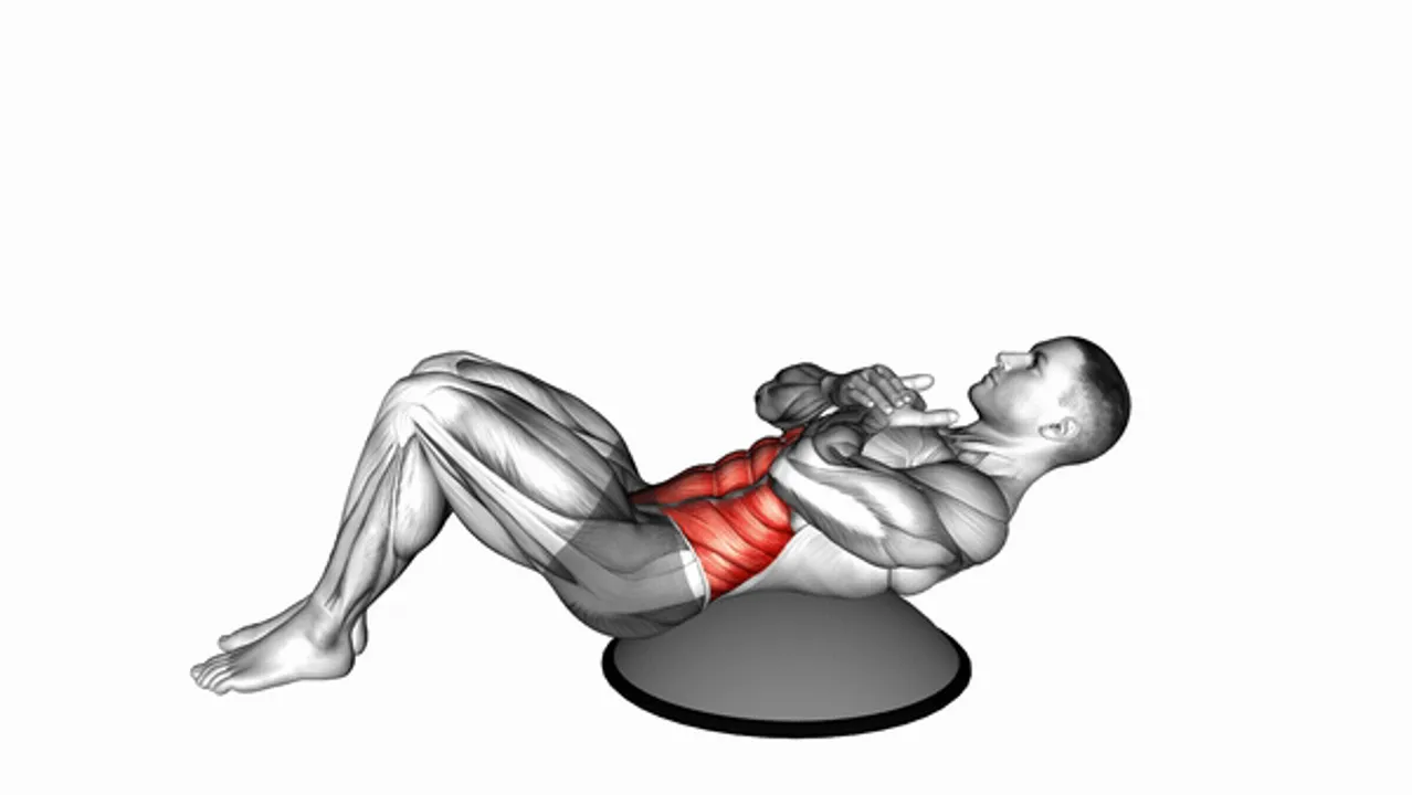 Bosu Ball Crunches