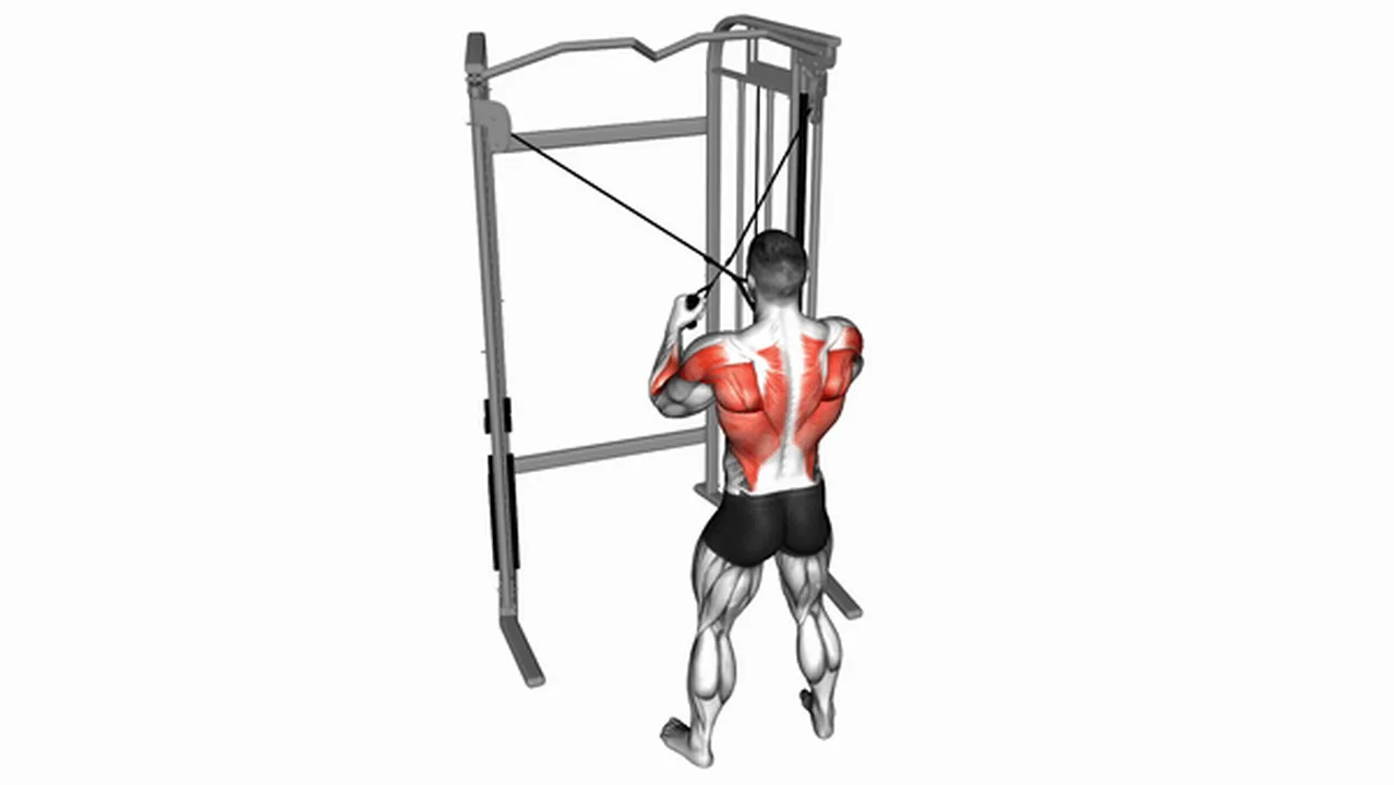 Common mistakes during Cable Cross-Over Lateral Pulldown Image