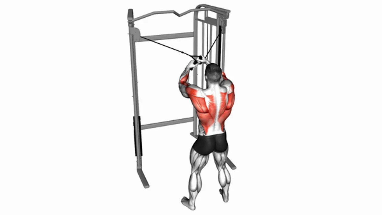 Cable Cross-Over Lateral Pulldown