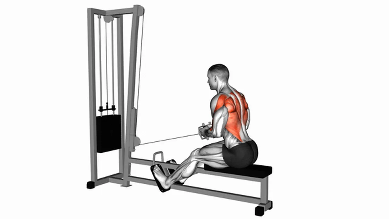 What are the benefits of the cable elevated row? Image