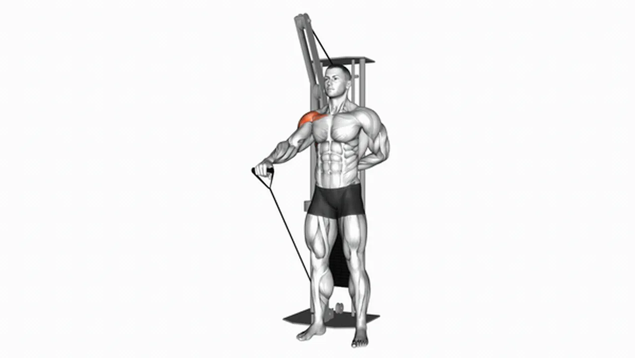 How to do Cable Forward Raises? Image