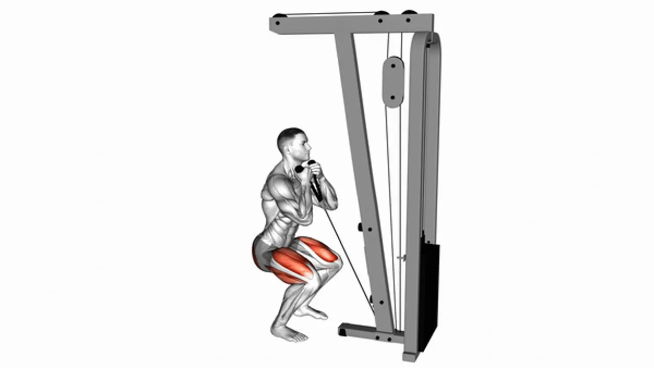 Cable Front Squats