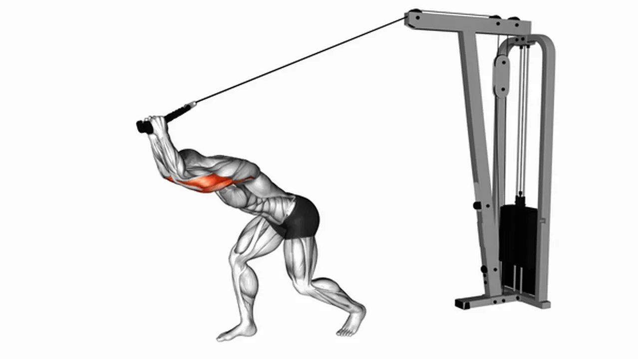 What are the benefits of Cable High Pulley Overhead Tricep Extensions? Image