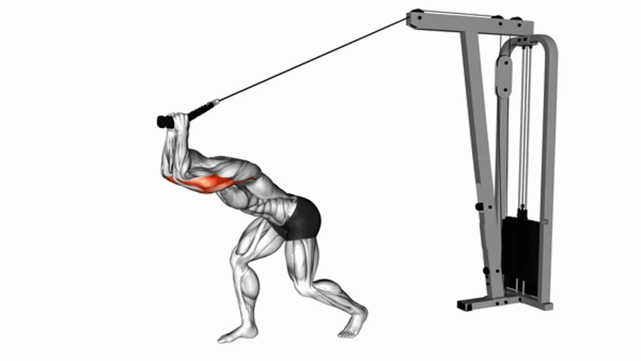 Cable High Pulley Overhead Tricep Extension