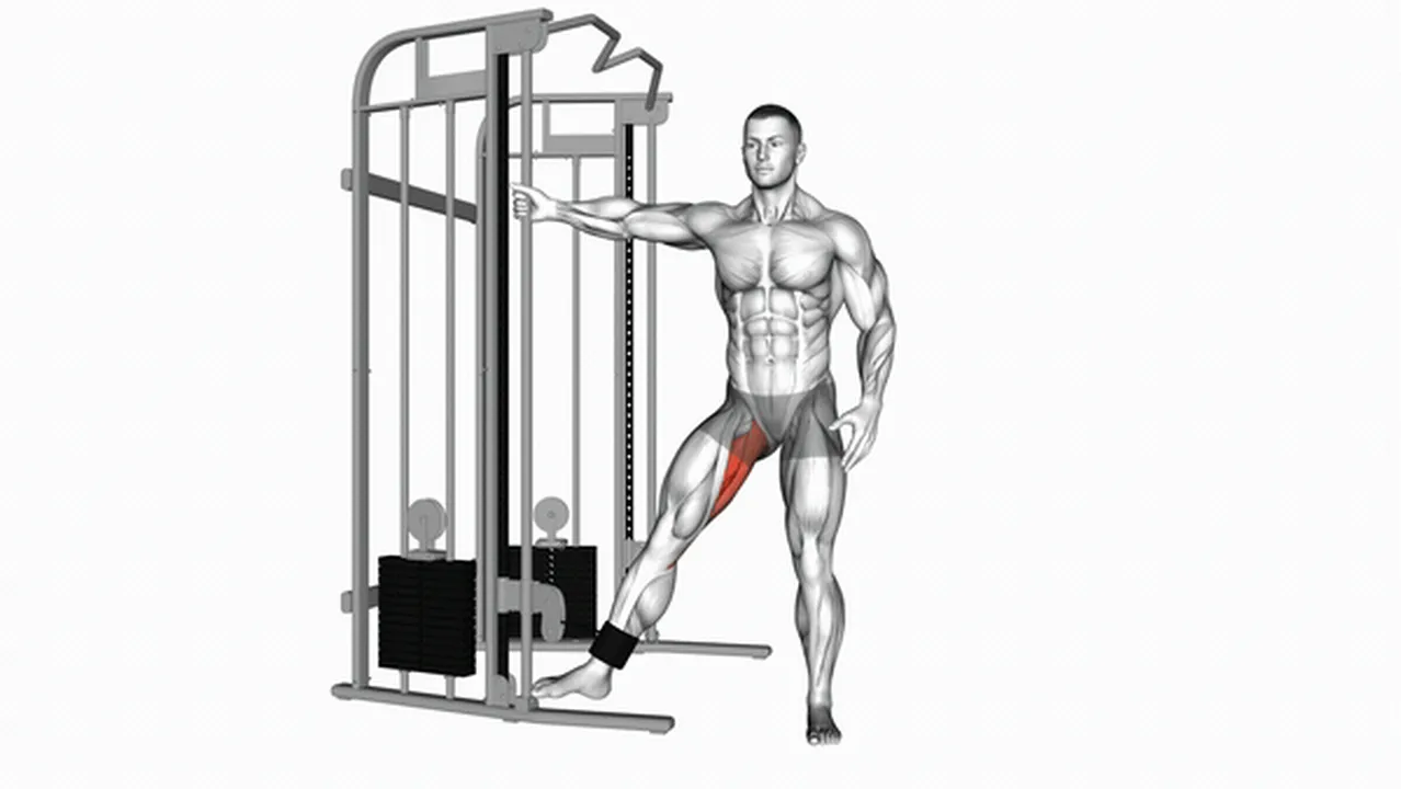 What are the benefits of cable hip adduction? Image