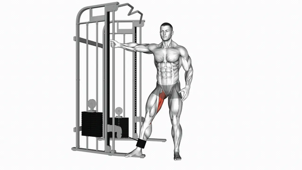 How to do cable hip adduction? Image