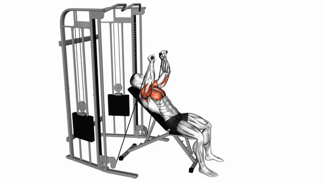 How to do Cable Incline Bench Press? Image