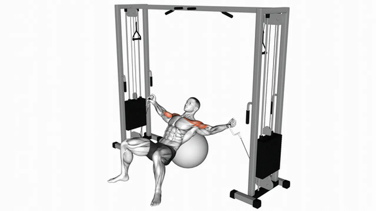 Common mistakes during Cable Incline Fly on Stability Ball Image