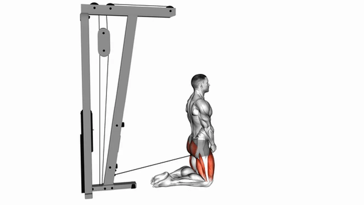 What are the benefits of cable kneeling pull through? Image