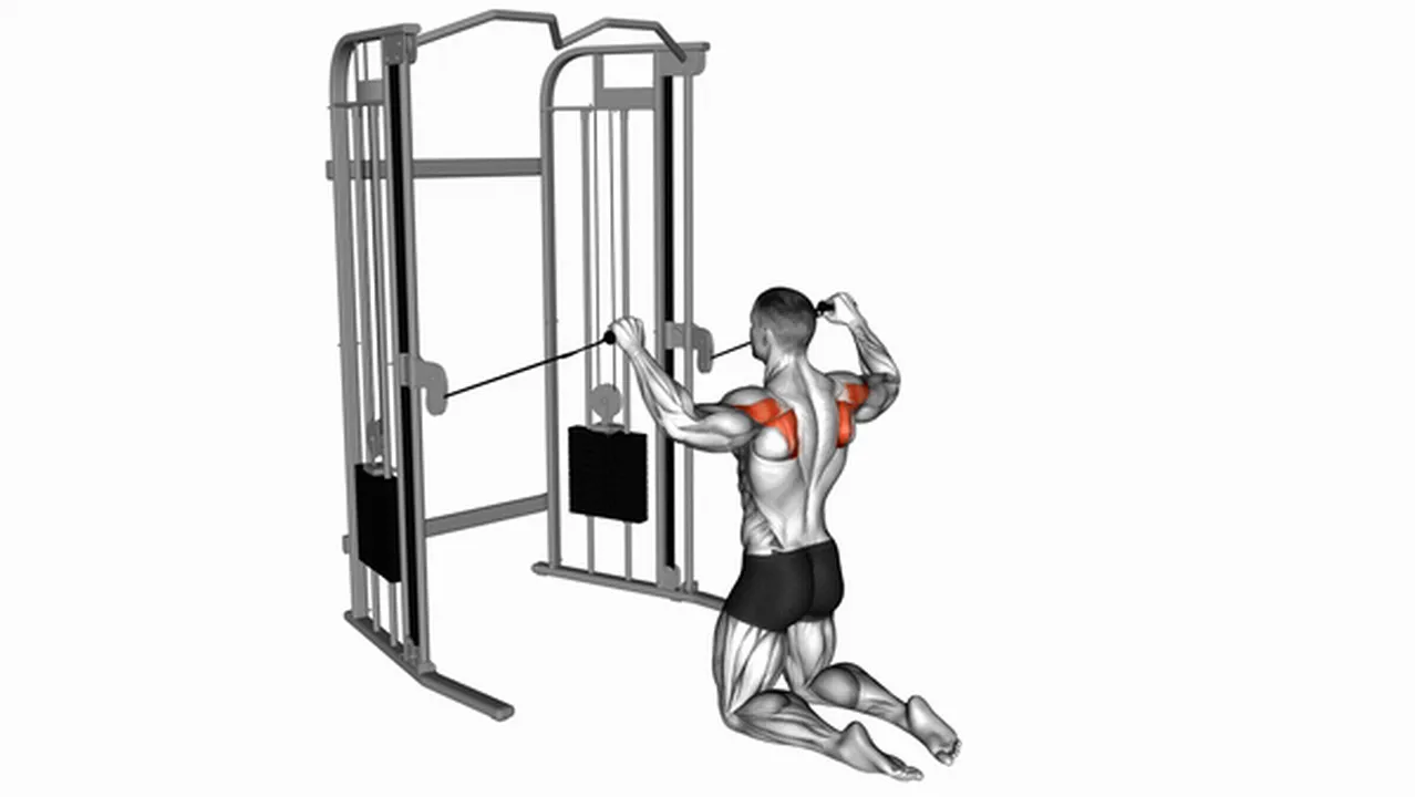 How to do Cable Kneeling Shoulder External Rotation? Image