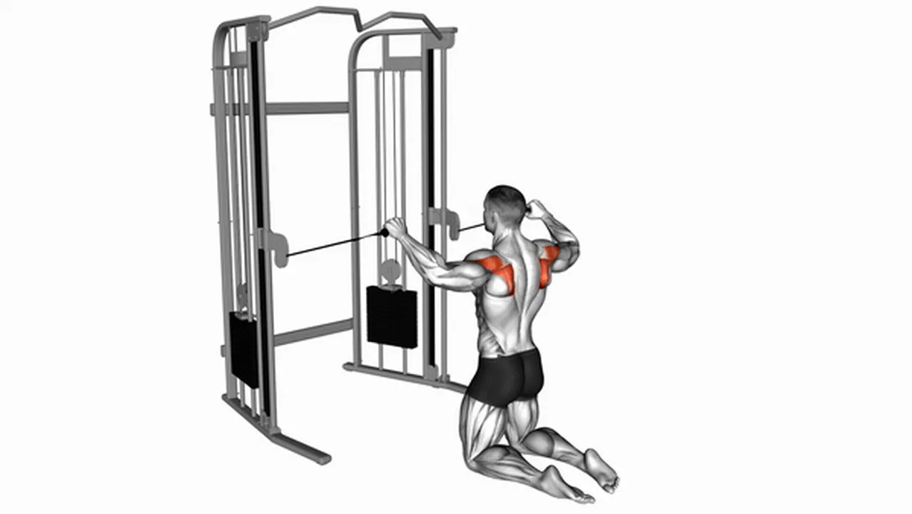 Common mistakes during Cable Kneeling Shoulder External Rotation Image