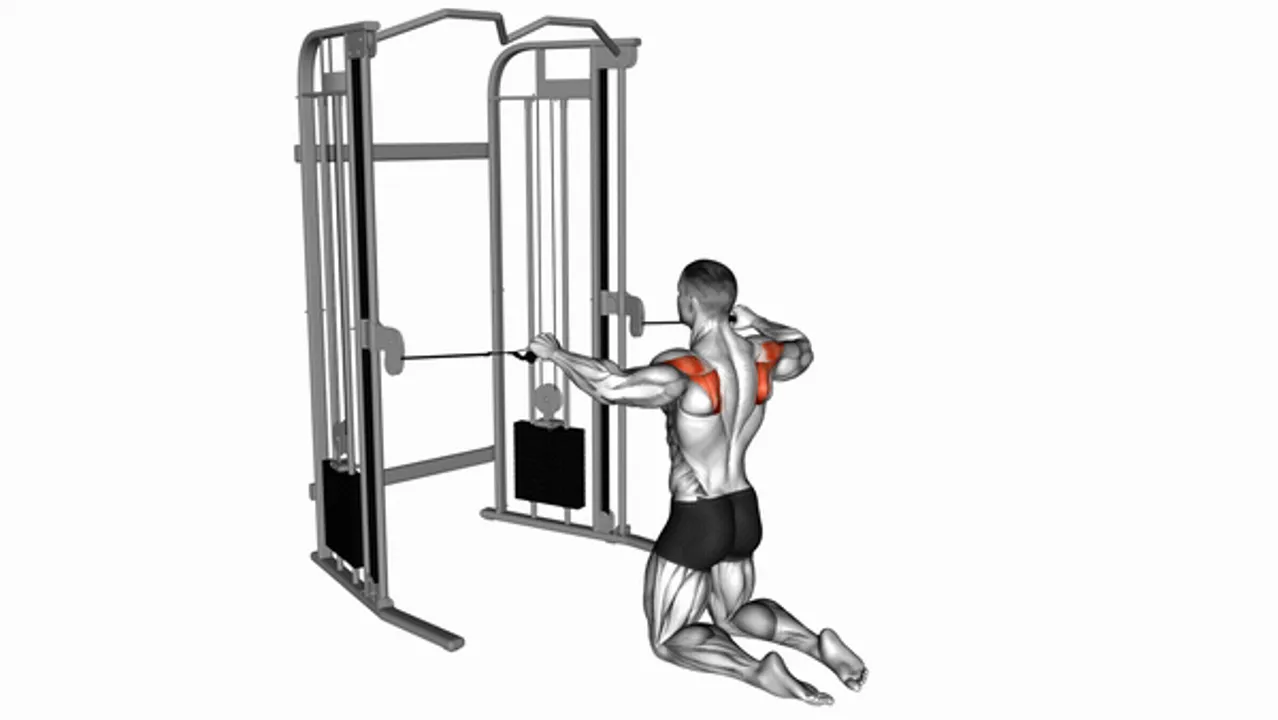 Cable Kneeling Shoulder External Rotation