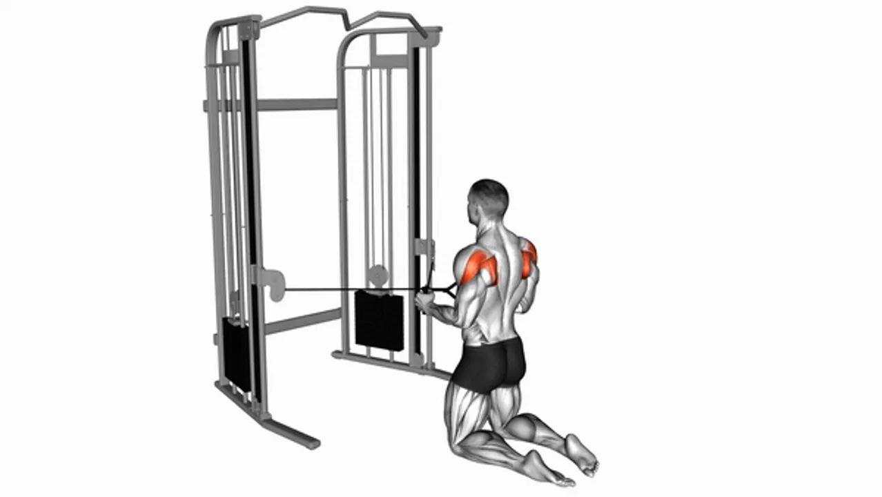 Cable Kneeling Shoulder Internal Rotation