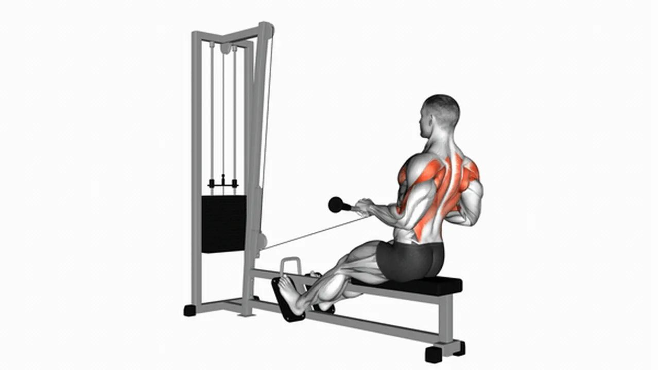 Common Cable Low Seated Row variations Image