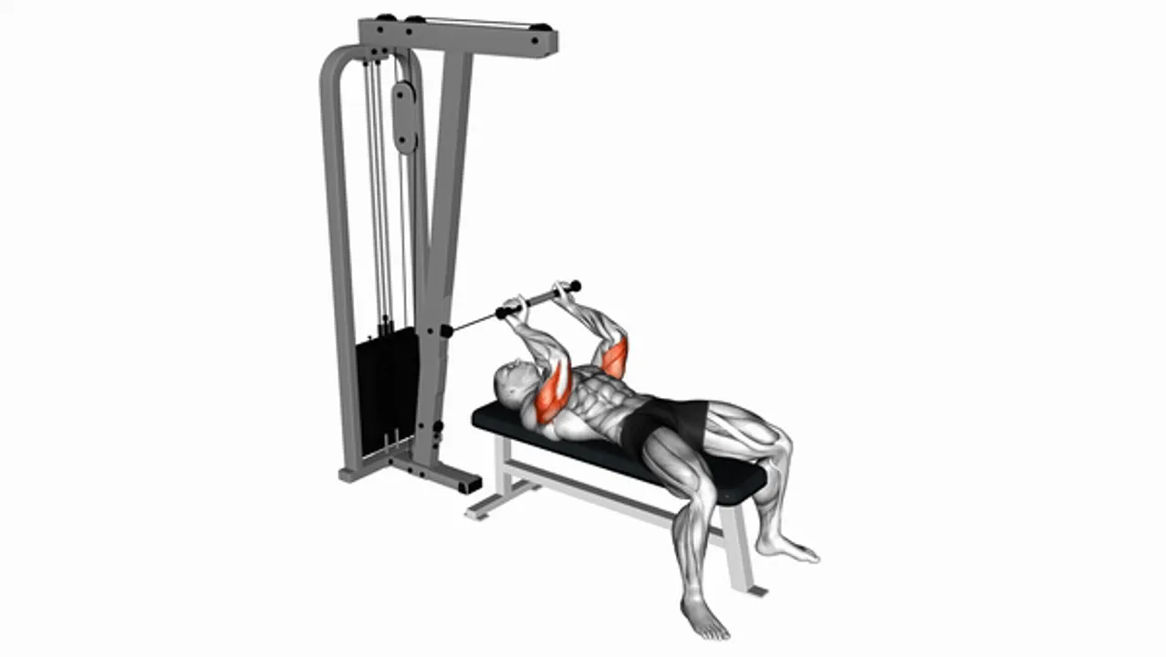 Cable Lying Triceps Extension