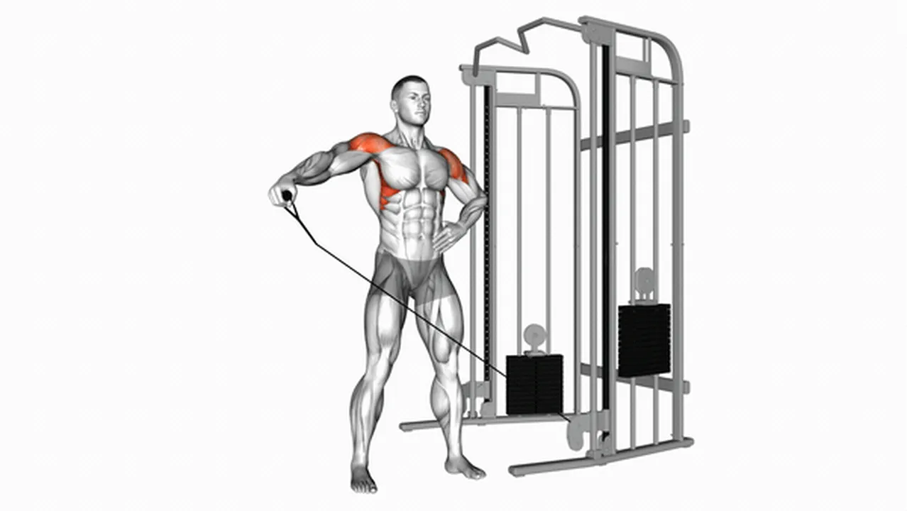 What are the benefits of Cable One Arm Lateral Raises? Image