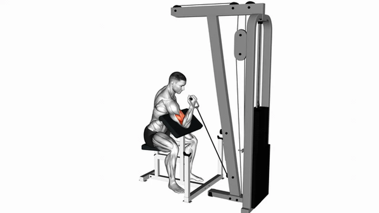 Common Cable One Arm Preacher Curl variations Image