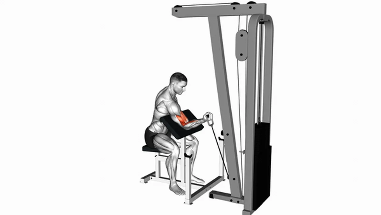 Common mistakes during Cable One Arm Preacher Curls Image