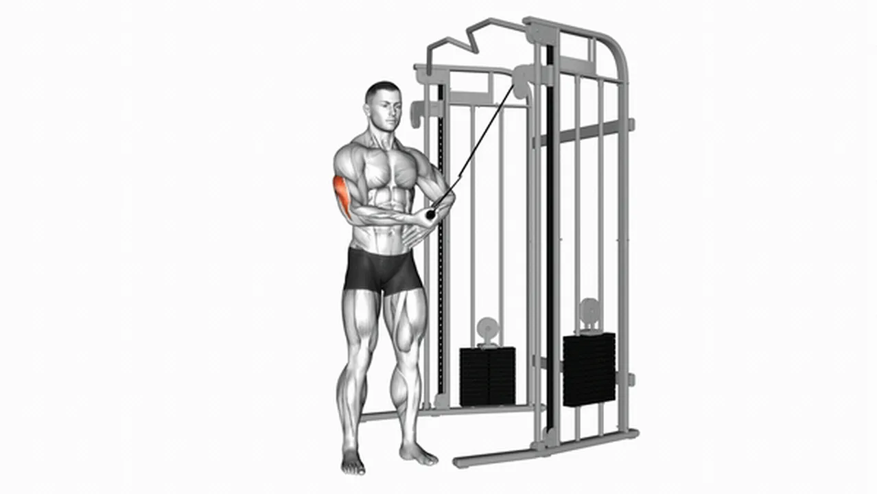 What are the benefits of Cable One Arm Side Triceps Pushdown? Image