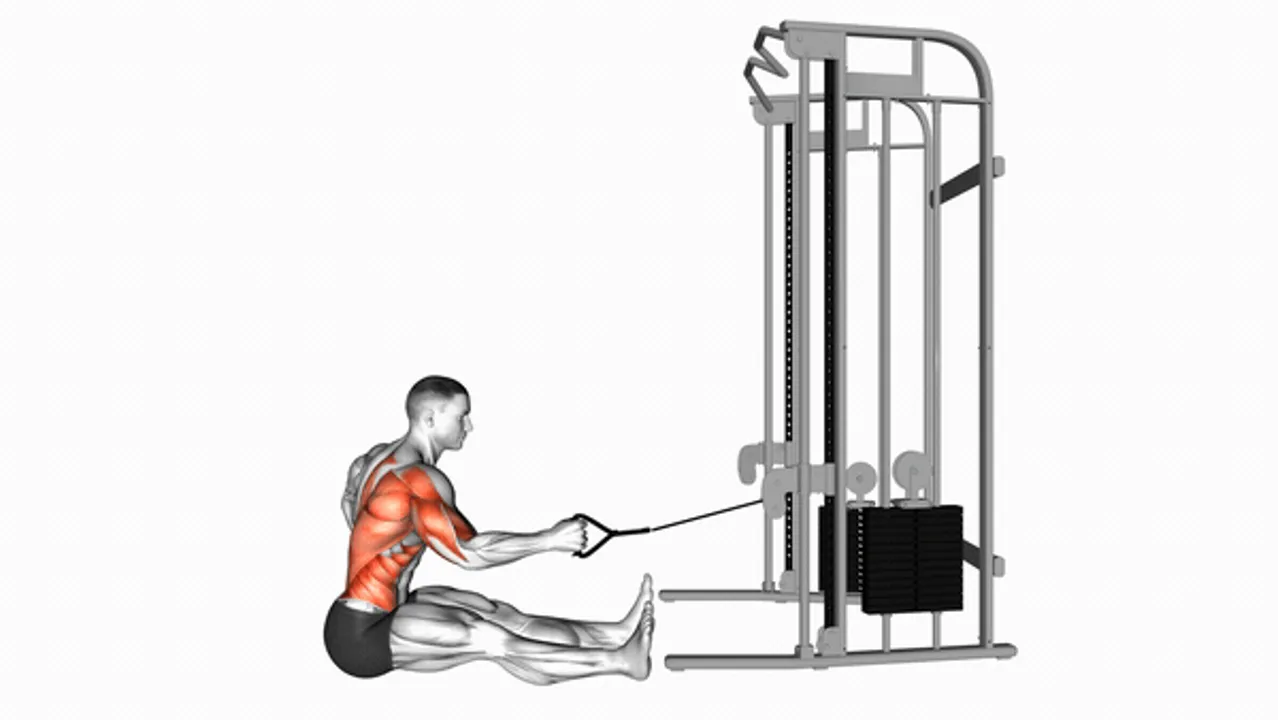 Cable One-Arm Twisting Seated Row